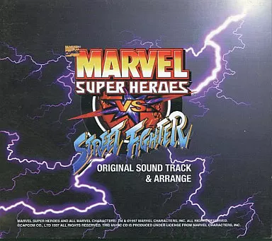 ゲームミュージックCD　マーヴル・スーパーヒーローズ VS.ストリートファイター オリジナルサウンドトラック＆アレンジ