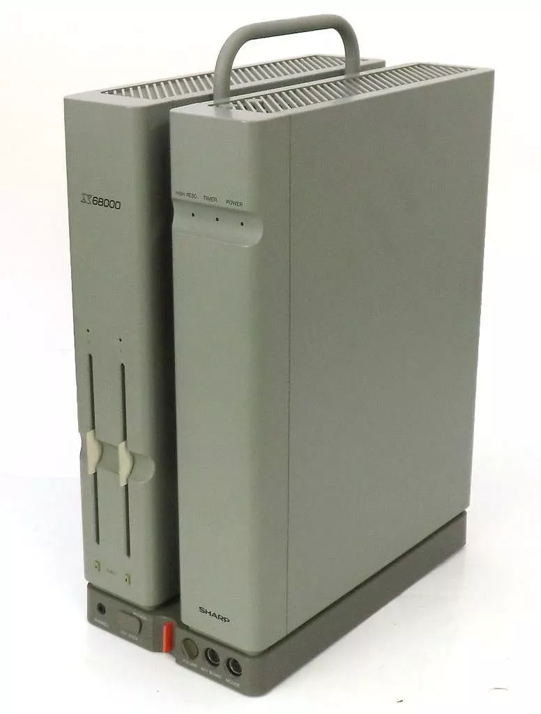 X68000本体 (CZ-600CE)(オフィスグレー)