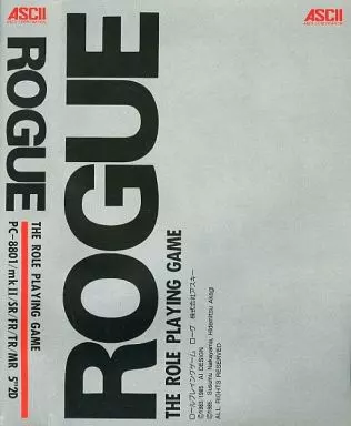 PC-8801　SR　MK2ソフト　ROGUE ローグ