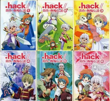 駿河屋 -<中古>.hack 黄昏の腕輪伝説 通常版 全6巻セット（アニメ全般）
