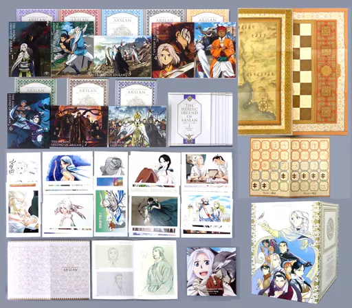 アニメDVD　アルスラーン戦記 初回限定生産 BOX付き全8巻セット