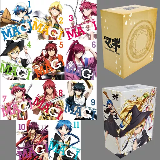 アニメBlu-ray　Disc　不備有)マギ 完全生産限定版 全10巻セット(アニメイト全巻収納BOX付き)(状態：アニメイト全巻収納BOXに難有り) Blu-ray】TV [マギ] 1 完全生産限定版 | アニメイト