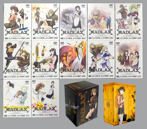 駿河屋 -<中古>不備有)MADLAX BOX*2付き初回版 全13巻セット