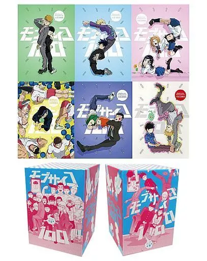 アニメDVD　モブサイコ100 初回仕様版 全6巻セット(マンガワンSHOP全巻収納BOX付き)