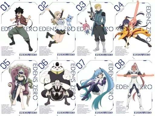アニメDVD　EDENS ZERO 完全生産限定版 全8巻セット
