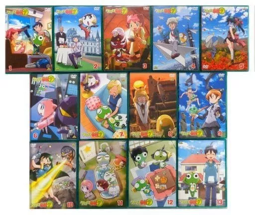 アニメDVD　不備有)ケロロ軍曹7thシーズン BOX付初回版全13巻セット(状態：BOXに難有り) 駿河屋 -<中古>不備有)ケロロ軍曹7thシーズン BOX付初回版全13巻