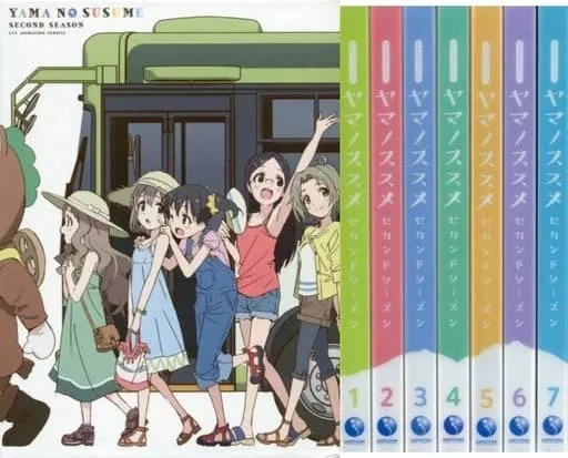 アニメDVD　不備有)ヤマノススメ セカンドシーズン 初回版 BOX付き全7巻セット(状態：コミック欠品)