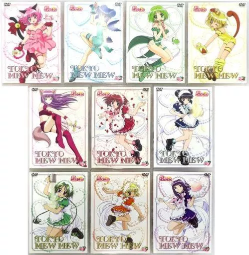 アニメDVD　不備有)東京ミュウミュウ 初回限定生産 全10巻セット(状態：2巻収納三方背BOX欠品)