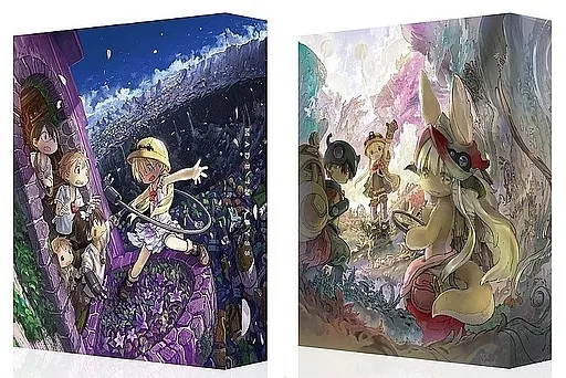 アニメDVD　不備有)メイドインアビス DVD-BOX 初回生産版 上下巻セット(状態：エンドカードポートレート欠品)