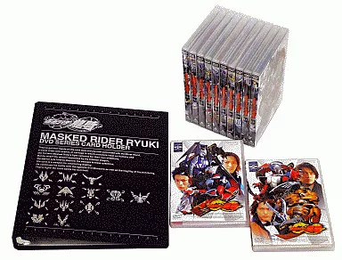 仮面ライダー龍騎 DVDシリーズ 全巻購入特典 カードホルダー／カードセット 仮面ライダー龍騎DVD全15巻 特典カードホルダー カード多数