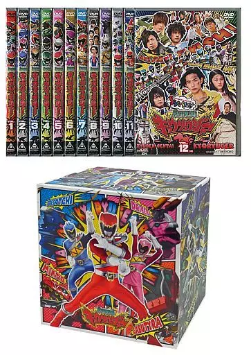 特撮DVD　獣電戦隊キョウリュウジャー 収納BOX付き全12巻セット