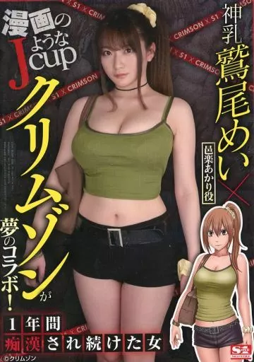 漫画のようなJcup神乳鷲尾めい×クリムゾンが夢のコラボ! 一年間痴漢され続けた女 / 鷲尾めい（ディスク不備）