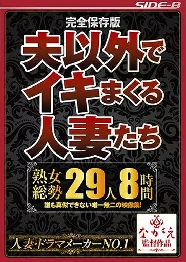 完全保存版 夫以外でイキまくる人妻たち 熟女総勢29人8時間