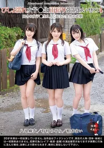 びしょ濡れ女子○生雨宿り強制わいせつ 4