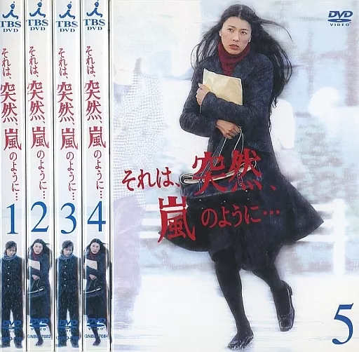 国内TVドラマDVD　それは、突然、嵐のように・・・ 単巻全5巻セット