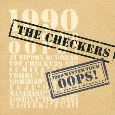 邦楽DVD　チェッカーズ/THE CHECKERS 1990 WINTER TOUR OOPS! AT NIPPON BUDOKAN Amazon.com: THE CHECKERS CHRONICLE 【1990】 “OOPS!” Winter