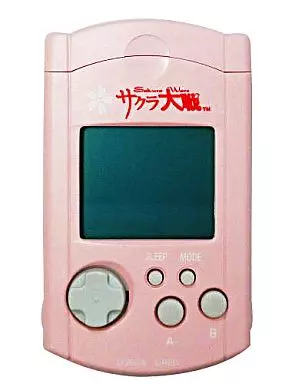ドリームキャストハード　ビジュアルメモリ (サクラ大戦1・ピンク)