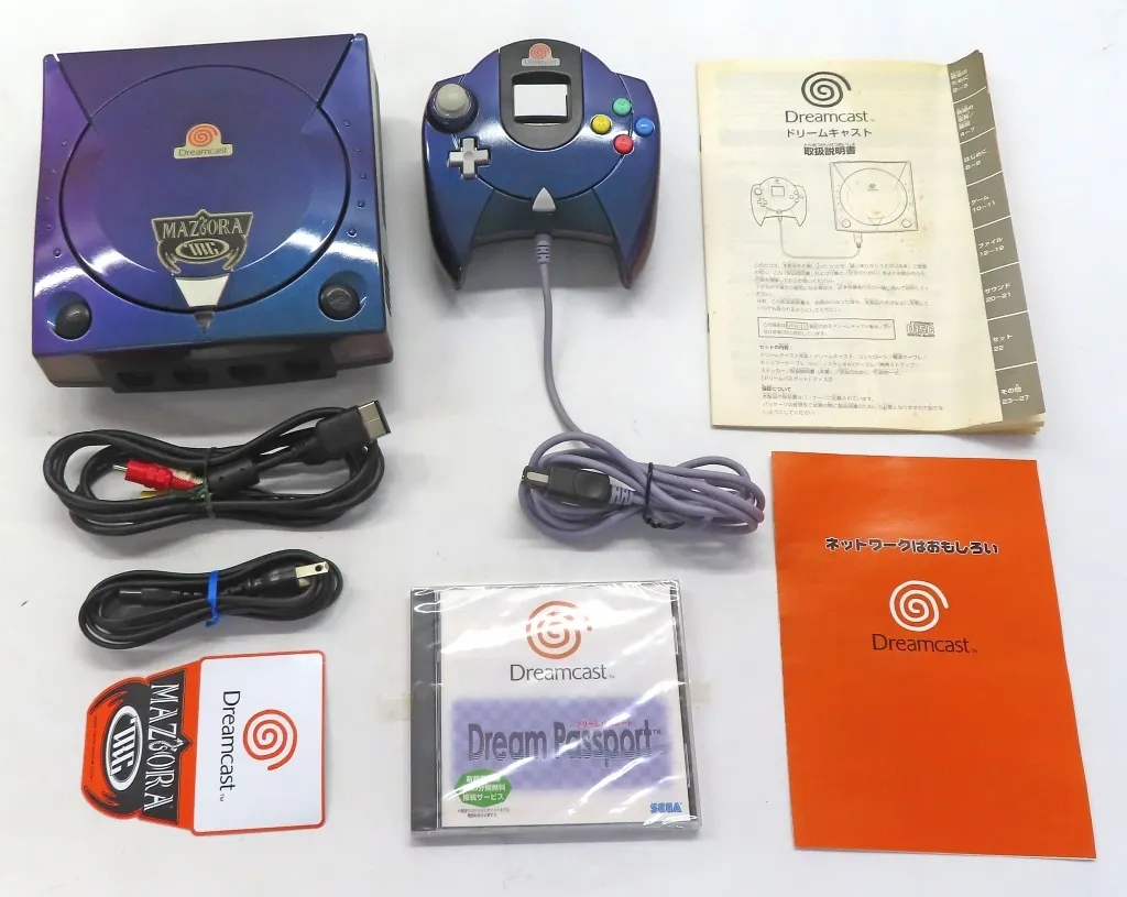 ドリームキャスト本体 マジョーラカラーモデル [HKT-6400](状態：欠品多※詳細については備考をご覧ください。)