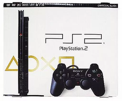 プレイステーション2本体 チャコールブラック(SCPH-79000CB)(本体不備(中))