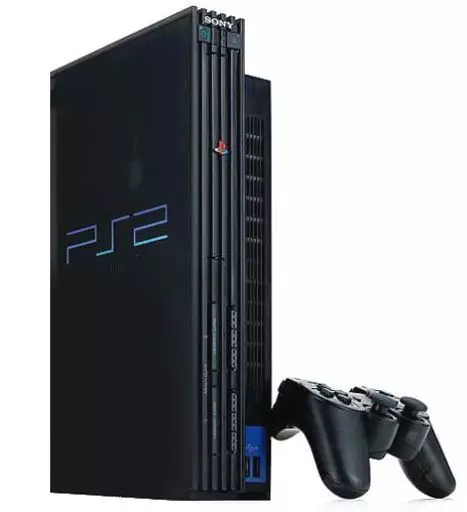 プレイステーション2本体 ミッドナイト・ブラック(SCPH-50000NB) (状態:コントローラ状態難)