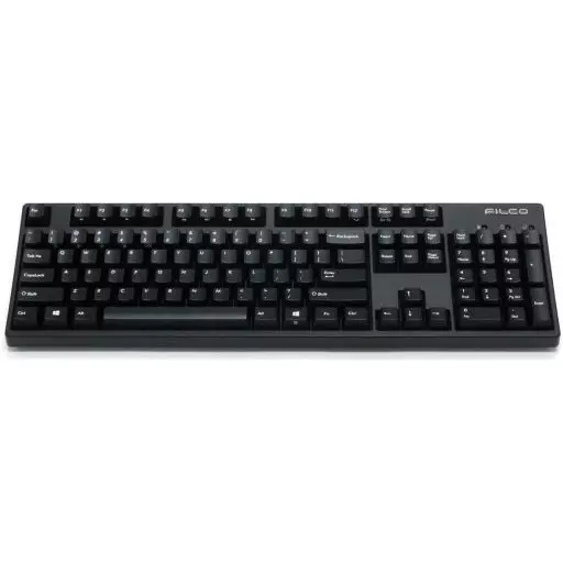 WindowsXP/Vista/7/8/8.1/10ハード　ダイヤテック 有線/ワイヤレス メカニカル キーボード Majestouch Convertible 2 茶軸 (ブラック) [FKBC104M/EB2]