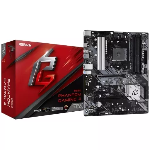 PCハード　[14日間保証付] マザーボード ASRock B550 Phantom Gaming 4