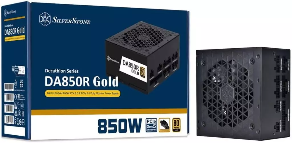Silverstone PC電源 Silverstone 850W ATX電源 DA850R Gold [SST-DA850R-GM]_img