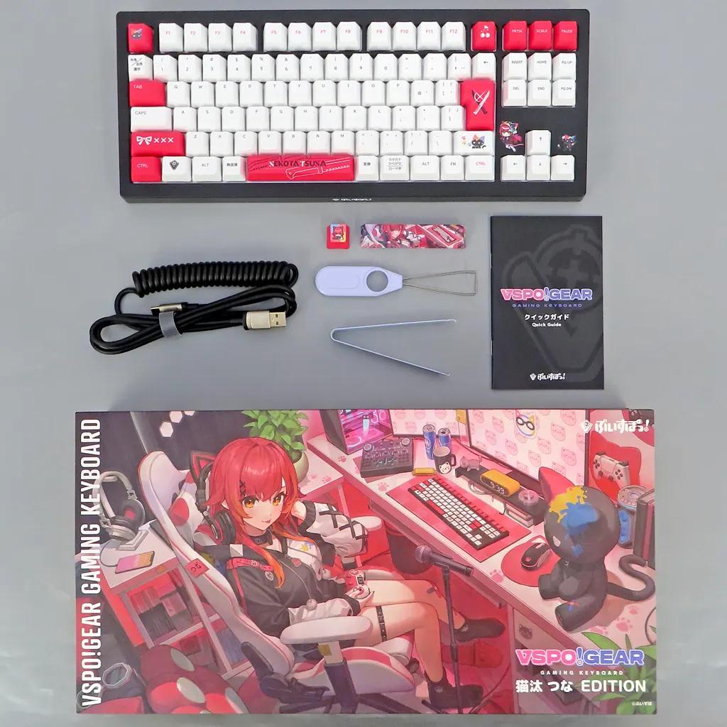 Windowsハード　猫汰つなEdition VSPO! GEAR ゲーミングキーボード 第2弾 「バーチャルYouTuber ぶいすぽっ!」