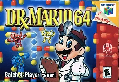北米版 DR MARIO64 (国内版本体動作不可)(説明書のみ)