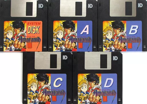 PC-9801　3.5インチソフト　アマランス III[3.5インチFD版] 中古】PC-9801 3.5インチソフト アマランス III[3.5インチFD版