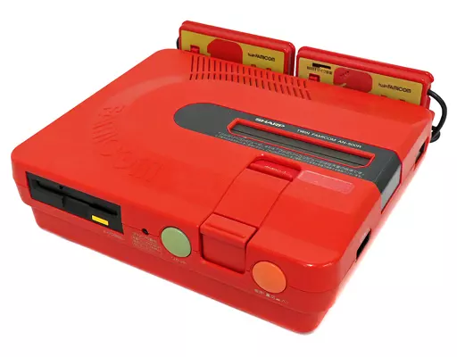 ファミコンハード　[状態：ジャンク品] ツインファミコン本体