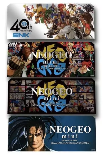 NEOGEO mini キャラクターステッカー(4枚セット)