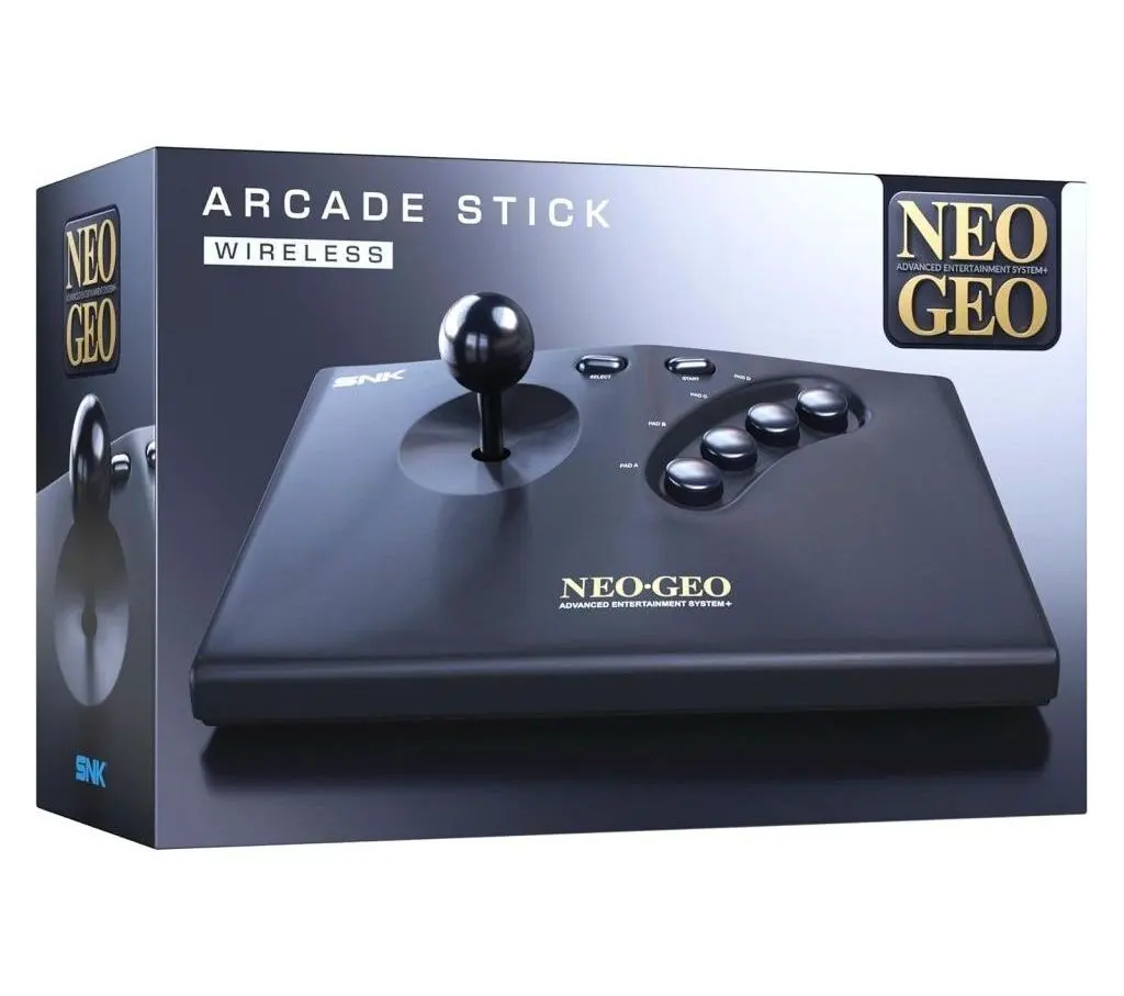 NEOGEO AES+ ワイヤレスアーケードスティック (ブラック)