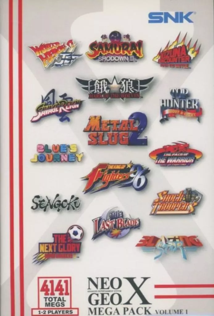 NEOGEO X MEGA PACK VOLUME 1[ロット不明](アジア英語版)