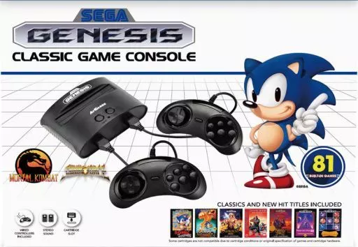 SEGA GENESIS CLASSIC GAME CONSOLE [FB8280C]