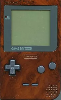 ゲームボーイポケット本体 木目(箱・説明書欠け)