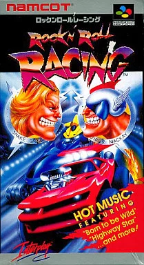 スーパーファミコンソフト　ロックンロールレーシング