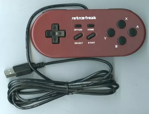 スーパーファミコンハード　レトロフリークコントローラー (限定カラー)