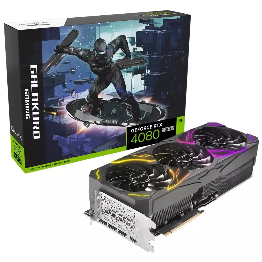 GALAKURO GEFORCE RTX 4080 SUPER 本体 中古 玄人志向 GG-RTX4080SP-E16GB/OC/TP ［玄人志向 GALAKURO GAMING