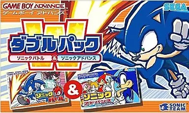 ソニックバトル＆ソニックアドバンス ダブルパック(美品)