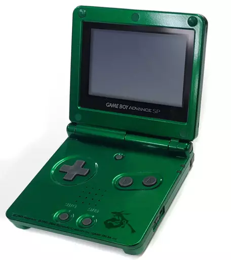 GBAハード　レックウザエディション)ゲームボーイアドバンスSP本体