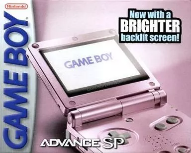 北米版 ゲームボーイアドバンスSP本体 [パールピンク]