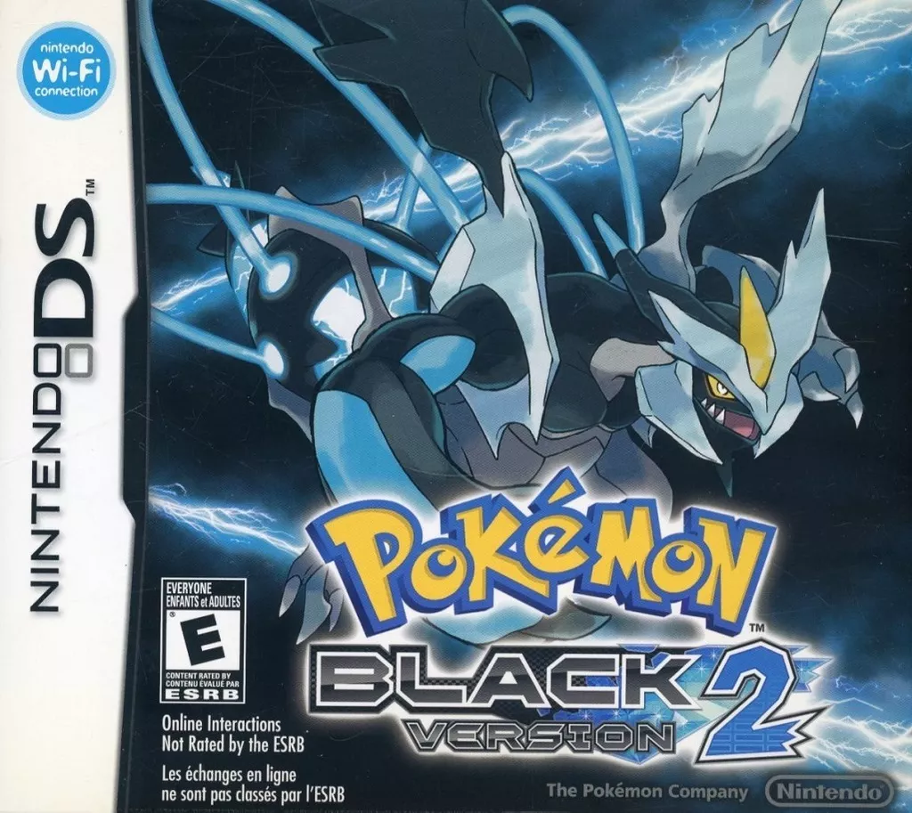 北米版 POKEMON BLACK VERSION 2 (国内版本体動作可)(箱・ジャケット・ケース不備(中))