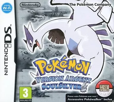EU版 POKEMON VERSION ARGENT SOULSILVER [ポケウォーカー同梱] (国内版本体可)(箱・ジャケット・ケース不備(中))