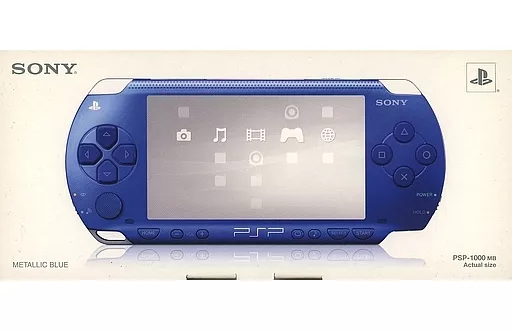 PSP本体 [メタリックブルー](本体のみ、本体状態難)