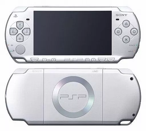 PSP本体 [アイス・シルバー](本体のみ、本体状態難)