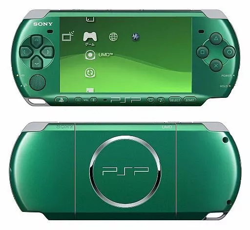 PSP本体 スピリティッド・グリーン(PSP-3000SG)(バッテリー欠品)