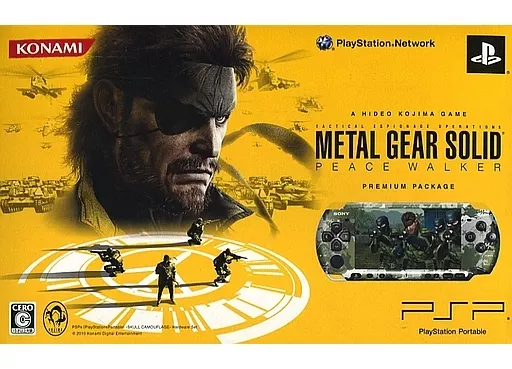 METAL GEAR SOLID PEACE WALKER プレミアムパッケージ(PSP-3000本体同梱)(本体のみ、本体状態難)