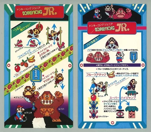 アーケードゲーム　インスト・ポップのみ　ドンドコドン (インスト一式のみ) (状態：インスト状態難) 駿河屋 -<中古>ドンキーコングJr (インスト一式のみ) (状態