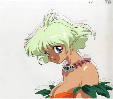 ジャングルDEいこう! 美衣 セル画 ジャングルDEいこう! セル画(ミィ)動画付き。Jungle de Ikou!Anime Cel